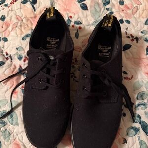 Dr. Martens Black Canvas Sneakers
